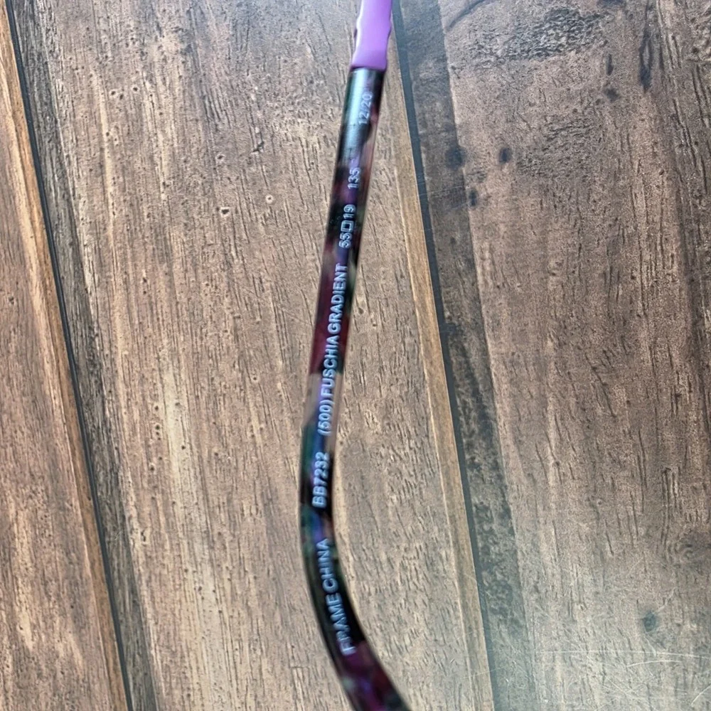 Bebe BB7232 Fuchsia‎ Gradient  Sunglasses Crystal Temples 55-19-135 FRAMES ONLY